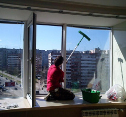 Мытье окон в однокомнатной квартире Новая Усмань